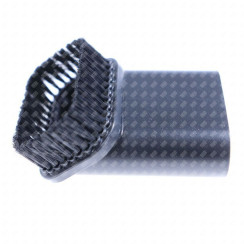 Schwarzer Bürstenkopf