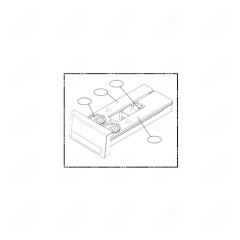 VOLLSTÄNDIGE WASCHMITTELSCHUBLADE WASCHMASCHINE - AGL30207706