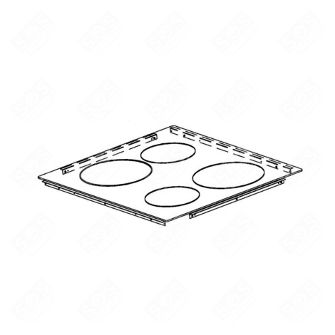 GLASKERAMIKFELD KOCHPLATTEN, HERDPLATTEN, KOCHFELD - 70021398