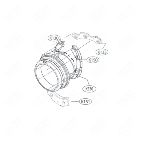 LINKES GEGENGEWICHT (KENNZEICHNUNG K130)