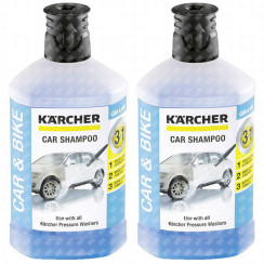 Set mit 2 Original-Flaschen Auto-Reiniger Wash & Wax 1 Liter