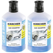 Set mit 2 Original-Flaschen Auto-Reiniger Wash & Wax 1 Liter