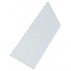 Glasablage über Gemüseschublade