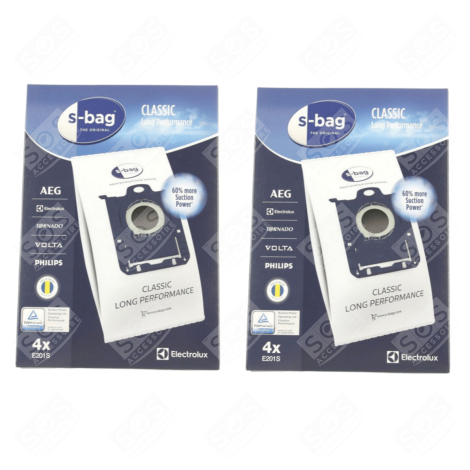 PACKUNG MIT 2 KARTONS MIT JE 4 S-BAG ULTRA LONG PERFORMANCE ULTRAONE BEUTELN ORIGINAL STAUBSAUGER - 1181340017