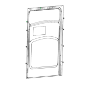 Gegenstürze mit unten Türdichtung