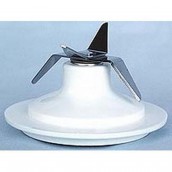 Mitnehmer-Sockel mit Messer (weiß)