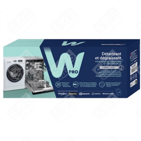 ENTKALKER/ENTFETTER 12 BEUTEL GESCHIRRSPÜLER, SPÜLMASCHINE - 484000008801, C00308429