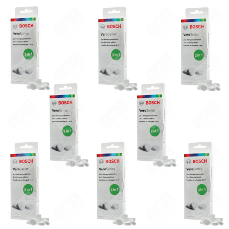 SATZ VON 8 REINIGUNGSTABLETTEN TCZ8001A KAFFEEMASCHINE, ESPRESSOMASCHINE - 00312096