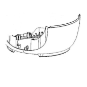 Unterer grauer Gehäuse