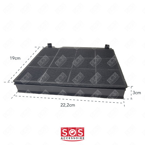 FILTRE CHARBON TYPE 15 (222 X 