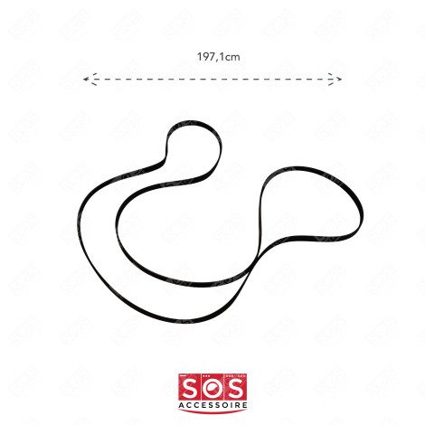 ANTRIEBSRIEMEN 1971 H7 WÄSCHETROCKNER - 1366033007, 140056254018