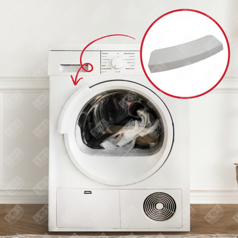 BULLAUGENTÜR GRIFF WÄSCHETROCKNER - 00644221, 00497523