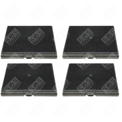 SET MIT VIER KOHLEFILTERN D241 CA240S DUNSTABZUGSHAUBE - 49002532, CHF007/1