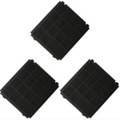 Set von drei Kohlefiltern 305x266x15mm