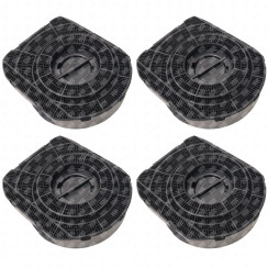 Set mit vier Kohlefiltern Typ 200 200X180X28 mm