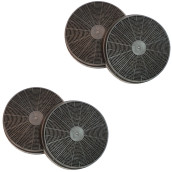 Set von vier Kohlefiltern 175X34 mm