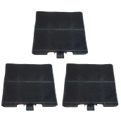 Set aus drei Kohlefiltern 230X215X22 mm