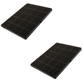 Set von zwei Kohlefilter 235X190X10 mm