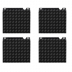 Viererpack originaler Aktivkohlefilter Typ 15 230X210X30 mm