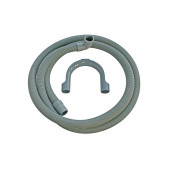 Universal-Ablaufschlauch gebogen (L 2,5M Anschluss gebogen 19mm und 21mm)