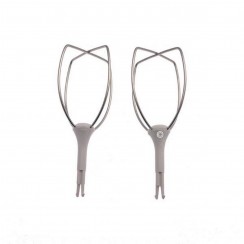 2 Schneebesen aus Metall