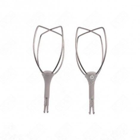 2 SCHNEEBESEN AUS METALL KÜCHENMASCHINE - KW665240