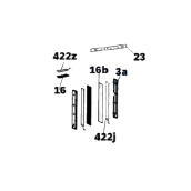 Elektronikkarte, LED-Modul (Kennzeichen 422J)
