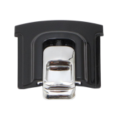 Grauer Staubbehälterverschluss