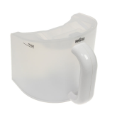 Weißer Handgriffbehälter