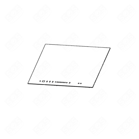 GLASKERAMIKFELD KOCHPLATTEN, HERDPLATTEN, KOCHFELD - 49034317