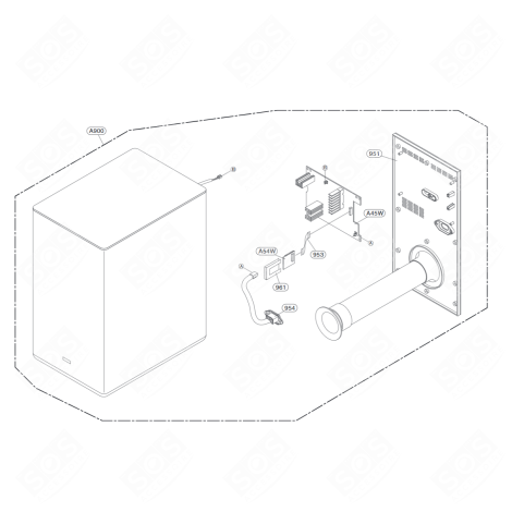 SUBWOOFER (KENNZEICHEN A900) HIFI & AUDIO - TCG37388136