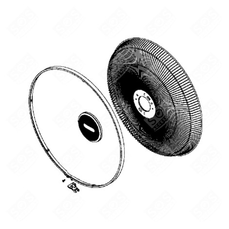 FRONTGITTER KLEINE HAUSHALTSGERÄTE - SS-4100000693, SS4100000693