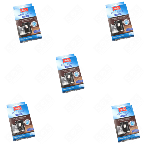 SET VON 5 SCHNELL-ENTKALKERN (PULVER) BISTRO 2X 40GR KAFFEEMASCHINE, ESPRESSOMASCHINE - 6762512