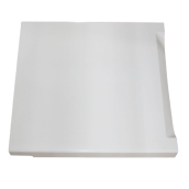 Weiße Außenverkleidung