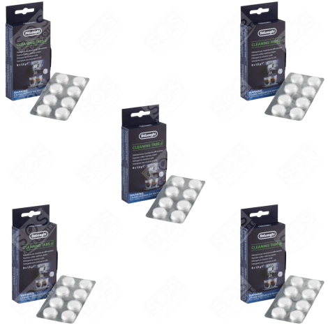 SET VON 5 REINIGUNGSTABLETTEN KAFFEEMASCHINE, ESPRESSOMASCHINE - AS00002139