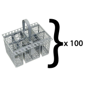 Set von 100 originalen Besteckkörben