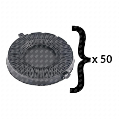 Satz von 50 Original-Aktivkohlefiltern Typ 48 AMC037