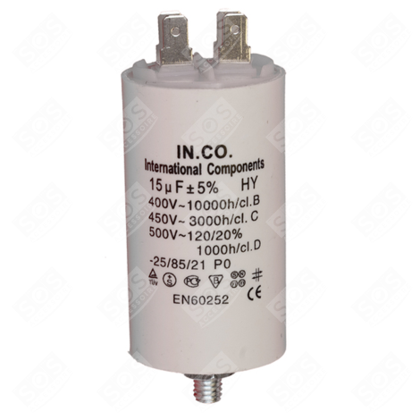 UNIVERSELLER 15MF KONDENSATOR WÄSCHETROCKNER - 481010344796, C00317456