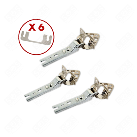 SET VON 3 TÜRSCHARNIEREN