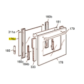 Innere linke Glasscheibe (Kennzeichen 176D)