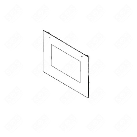 AUSSENGLAS (494X455) BACKOFEN, KÜCHENHERD - 20726561