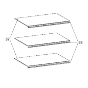 Frontprofil für Ablage (Kennzeichen 38)