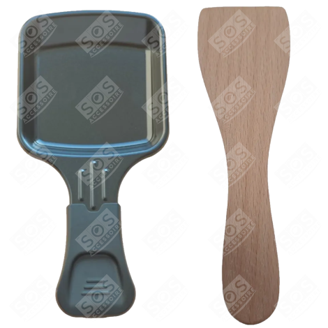 COUPELLE À RACLETTE ET PELLE EN BOIS POUR POÊLON, SPATULE RACLETTE  RACLETTE, TISCHGRILL, WOK - AS306002, AS306003
