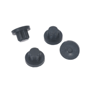 Satz von 4 schwarzen Füßen