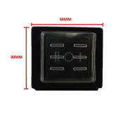 Schalter 6 Klemmen 3 Positionen Bügelbrett 35 x 30 mm