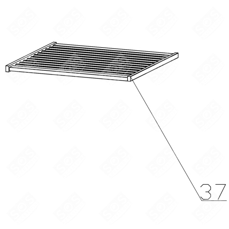 HOLZEINLAGE (KENNZEICHNUNG 37) WEINKÜHLSCHRANK, WEINKLIMASCHRANK - 49128101