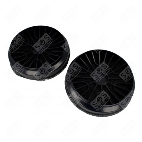 LOT AUS 2 KOHLEFILTER ORIGINAL DUNSTABZUGSHAUBE - 00743169, 00796390