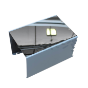 Blauer Edelstahlpaneel