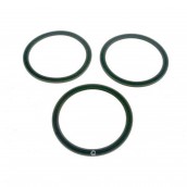 Set mit 3 Dichtungen für Messer-Sockel (grau)