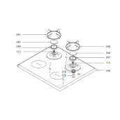 Glaskeramik-Oberfläche (Kennzeichnung 100)